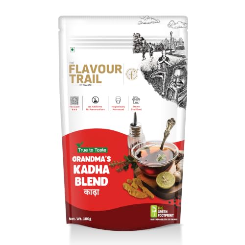 Image of True to Taste Grandma's Kadha Blend by The Flavour Trail - Grandma's Traditional Ayurvedic Herbal Drink for Immunity & Wellness