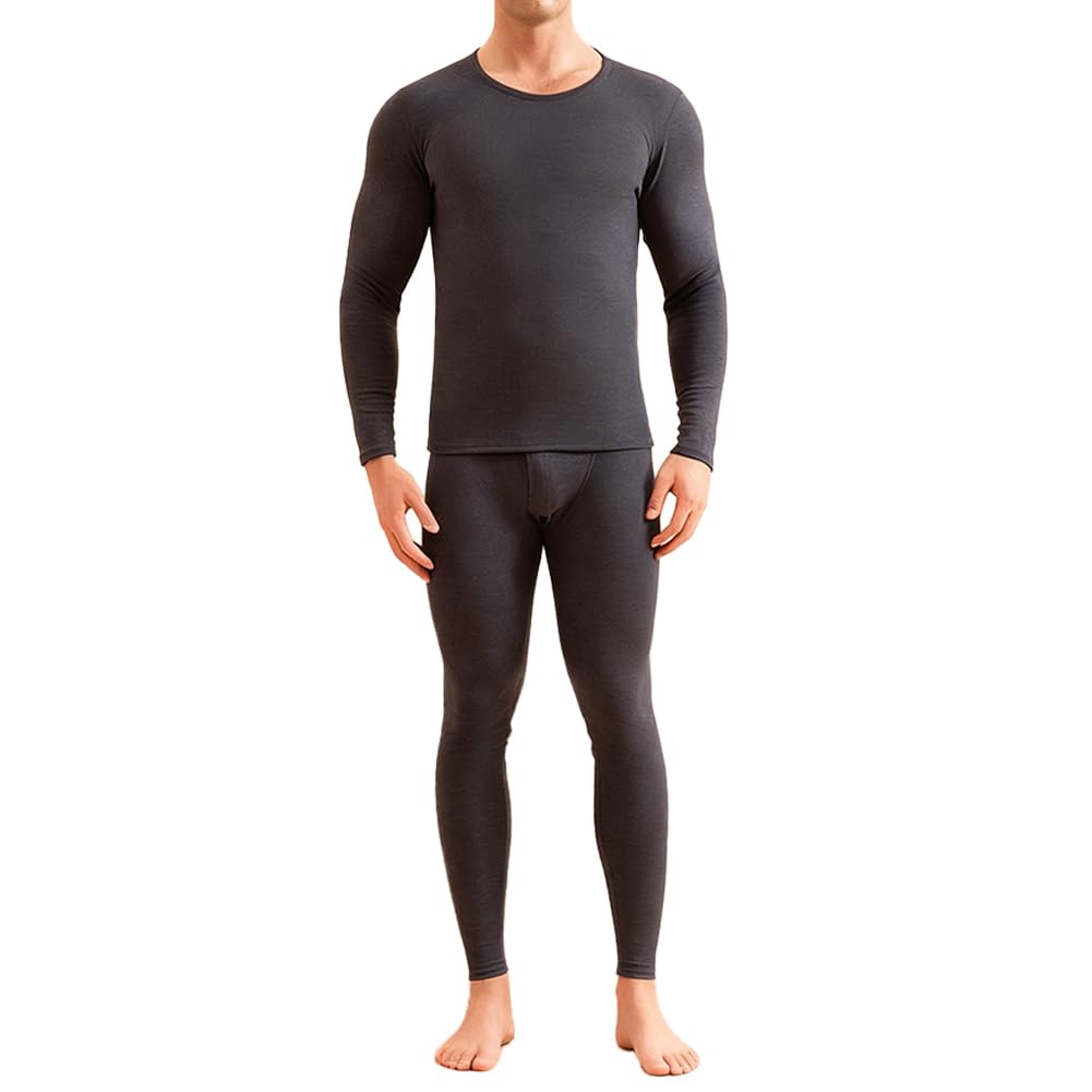 [XXG] メンズ あったかインナー 上下セット 【吸湿発熱・裏起毛】 防寒肌着 ヒートテック 保温インナー 中厚 伸縮性 冬用