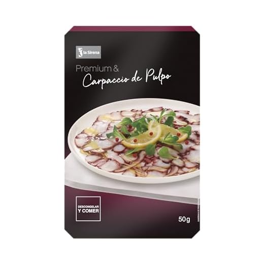 La Sirena Premium Carpaccio De Pulpo, 80g (Congelado)