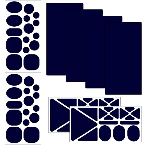 DHOZA Patches for Jackets Self-Adhesive, 8 Sheet Fabric Tape Patches for Clothes, Black Nylon Down Jacket Repair Patch Waterproof Lightweight Tenacious Puffer Jacket Repair Patch DHOZA Patches for Jackets Self-Adhesive, 8 Sheet Fabric Tape Patches for Clothes, Black Nylon Down Jacket Repair Patch Waterproof Lightweight Tenacious Puffer Jacket Repair Patch