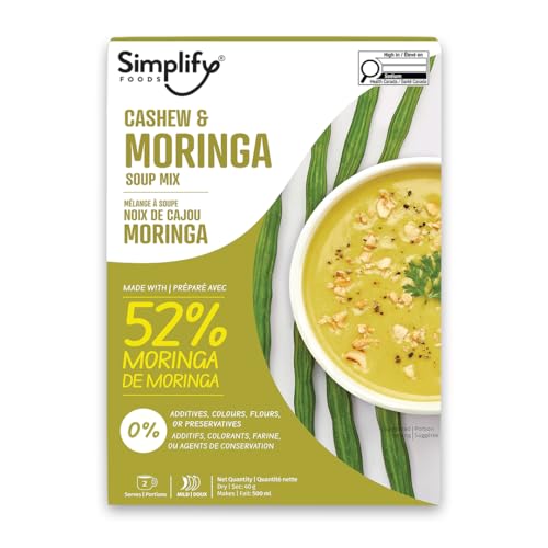 Simplify Foods Soupe Instantanée Lyophilisée Cajou & Moringa 40g