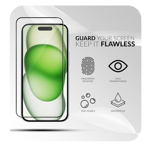 Image of ShieldTech Back Cover Case + Screen Protector for Apple iPhone 15 | Mag-Safe Compatible | Transparent Mobile Phone Back Cover Case for Apple i Phone 15 | i Phone 15 TPU Transparent Back Case Cover