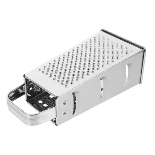 UKCOCO Rallador de Verduras Inoxidable de Multifuncional para Cortar Rebanar y Rallar Herramienta de Cocina para Queso Calabacín