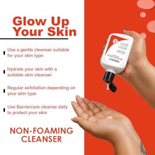 Image of Freeskin BarrierCare Cleanse Face Cleanser | Hydrating Glycerin, Niacinamide (Vitamin B3) & Panthenol (Pro-Vitamin B5) | Deep Hydration, Radiant Glow & Gentle Cleansing | For All Skin Types | 125ml
