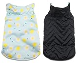 DroolingDog Reversible Dog Jacket - Waterproof Winter Coat for Small, Medium & Large Dogs - Warm, Cozy Snow Jacket Vest