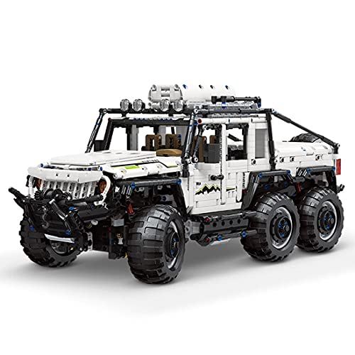 LOTSOFUN Technik 6x6 Geländewagen, Off Road Monster Truck Kompatibel mit Lego Technic - 2957 Teilen - Statische Version – Bild 4