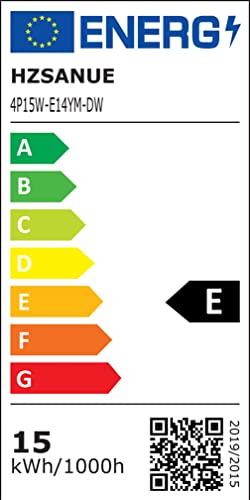 HZSANUE LED Lampadina Mais 15W,E14 Piccole Vite