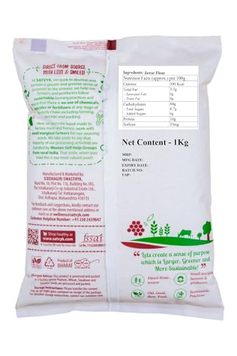 Image of S Siddhagiri's SATVYK THE HEALTH re STORE Organic Desi Jowar Flour (1kg)