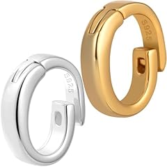 Gold-1pc-6.2mm x 3.4mm, Silver-1pc-6.2mm x 3.4mm