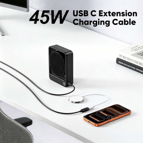 URELEGAN USB C Extension Cable 6FT-Black Waterproof