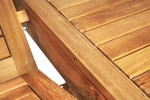 Kai Wiechmann Kai Wiechmann Gartentisch Teak ausziehbar ovaler Tisch Garten Terrasse Massivholz Ausziehtisch 180 x 100 cm Premium wetterfest