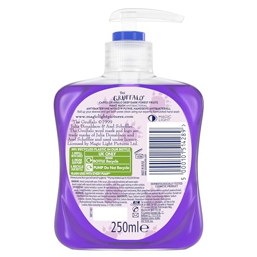 Carex-Fiery-Fresh-Antibacterial-Hand-Wash-Clean-Protects-Hands-Bulk-Buy-Pack-of-6-x-250ml