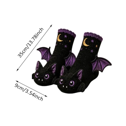 Halloween Animal Knit Socks Womens Girls Novelty 3D Print Socks - image 5