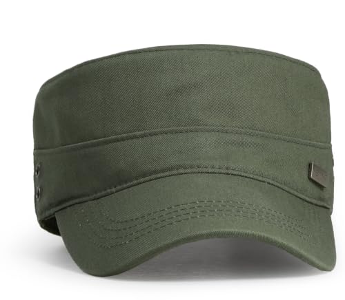 Image of Unisex Basic Cadet Army Caps Everyday Military Style Hat