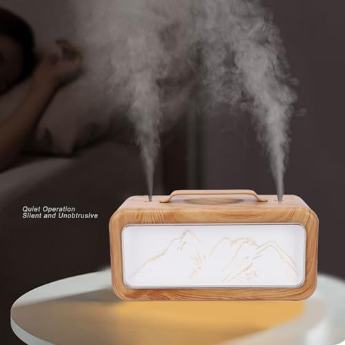 Difusor aromático eléctrico TOPINCN 600ml con luz LED miniatura 2