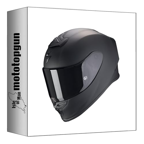Casque intégral Scorpion EXO-R1 Evo Carbon Air Noir XXL pour vos Road Trips