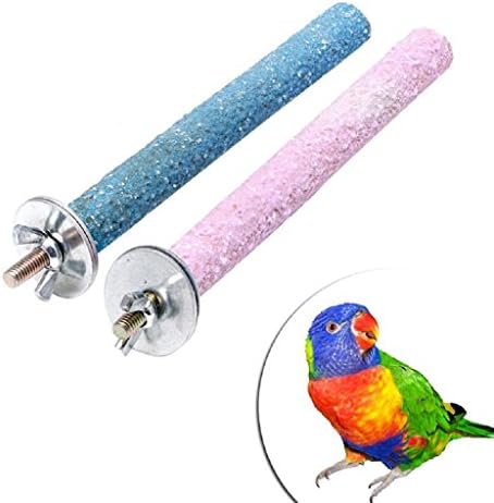 Bird Toys,NNDA CO Colorful Pet Bird Chew Grinding Paw Toys Parrot Harness Cage Budgie Clean Tool,1.5X14cm/0.59"X5.51",1Pc