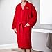 Lacoste Classic Pique Bath Robe, 100% Soft Cotton Terry, Unisex Bathrobe for Adult Women & Men, Luxury Robe for Spa, Super Absorbent & Quick Drying, One Size Fits Most, Formula One