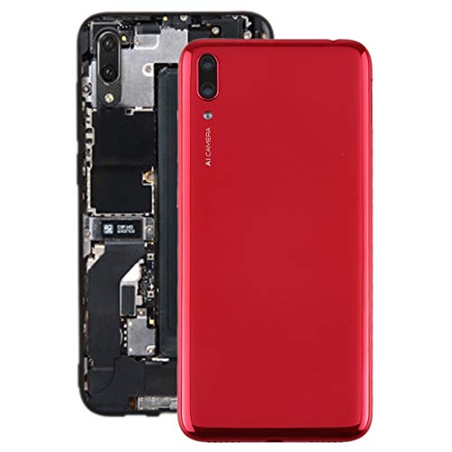 Batterie supérieure de couverture Huawei Enjoy 9 rouge antichoc et ajustée