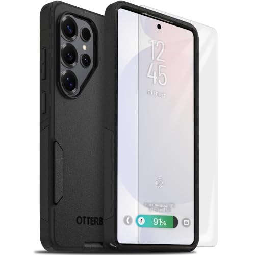 OtterBox Galaxy S26 Ultra Commuter Series Case & Screen Protector, Black