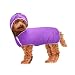 Dark Orchid Pet Bathrobe Dog Drying Coat Bathrobe Towel Quick Drying Towel for Dogs and Cats