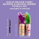 Haute Diggity Kitty Olicat Catnip Toys, Soft Plush Cat Toys Catnip Filled with Interactive Crackle Sound & Feathers, Safe & Durable Toy for Cats & Kitten, 2 Pcs - Image 2