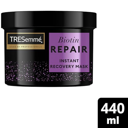 TRESemme Biotin Repair Instant Recovery Mask visibly repairs 7 types of damage in 1 use* for dry, damaged hair 440 ml
