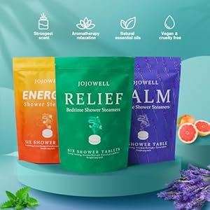 Shower Steamers Aromatherapy - 18 Pack Gifts for Women, Organic Essential Oils, Self Care, Birthday, Mothers Day Gifts for Women, Men, Mom, Dad Shower Steamers Aromatherapy 18 Pack Gifts for Women Organic Essential Oils Self Care Birthday Mothers Day Gifts for Women Men Mom Dad