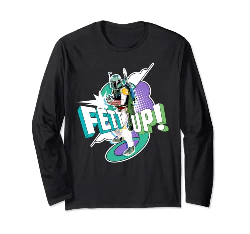 T-shirt Star Wars Boba Fett à manches longues idéal pour vos soirées geek