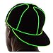 NEON NIGHTLIFE Light Up Snapback Hat Boys & Girls LED Baseball Accessory, Green