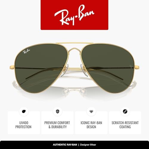 Amazon | Ray-Ban (レイバン) サングラス RB3825 AVIATOR OLD 58 001