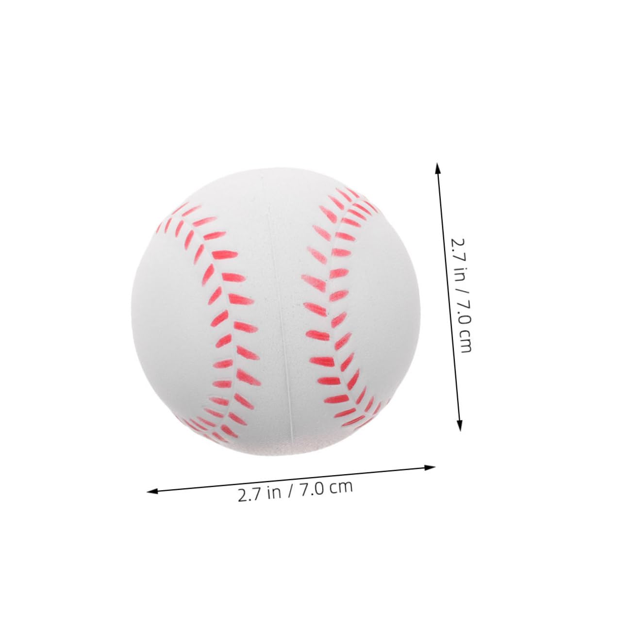 GANAZONO 4pcs Softball Training Balls for Hitting Practice Baseball Training Balls for Boys and Girls Safe Indoor Baseballs