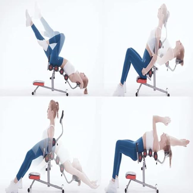 Inversion Table for Back Pain Relief - 350lbs Capacity, Improve Posture and Spinal Health - Ideal for Home and Gym Use
