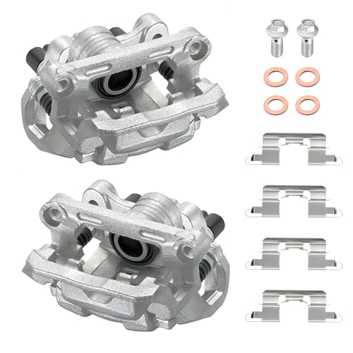 Image of BDFHYK 19-B2995 19-B2994 Rear Disc Brake Caliper Assembly Compatible with Nissan Frontier Xterra 2005-2022, Compatible with Suzuki Equator 2009-2012 2.4L 2.5L L4 3.8L 4.0L V6, Gas /Diesel /Flex 2pcs