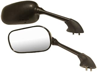 EMGO OEM Replacement Mirror for Yamaha YZF R1 04-06 Right Side Black (20-80541) - coolthings.us