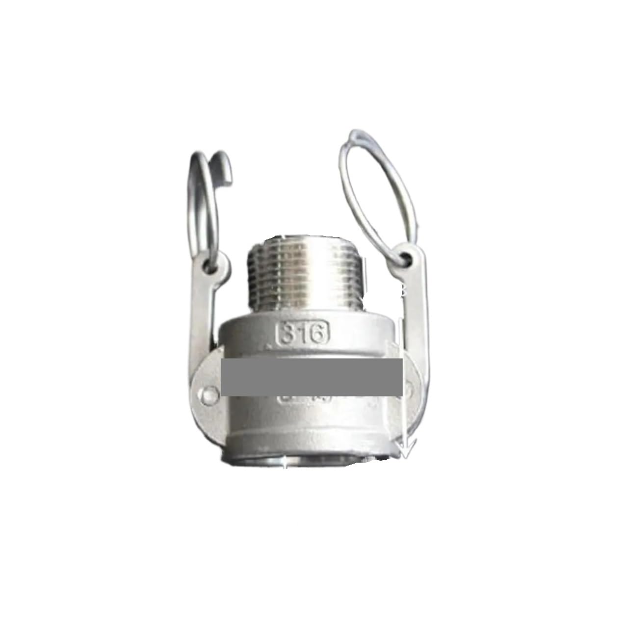 VXAXPOHZA 3/4" BSPT Male x Socket Type B Camlock Quick Disconnect Coupling 316 Stianless Cam Groove VXAXPOHZA
