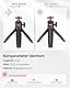 Rollei Ministativ Comfort Desktop, Tischstativ mit 360° Kugelkopf für DSLR DSLM & Kompakt-Kameras Mini Stativ Tragbar 2-in-1 Kamerastativ Klein & Handy Stativ, Ministativ-Handystativ-Tischstativ-Klein