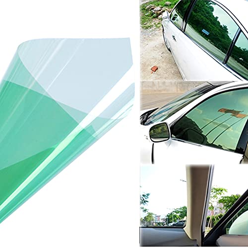 Film Teinté Pare-brise Voiture - Anti-UV 99% - 140x25 Cm - Protection Solaire Et Intimité - Transparent Noir - 7