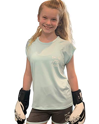 Image of Girls Short Sets with Athletic Shorts and Workout Tops Quick Dry Athletic Clothing Sets 6-13 Years