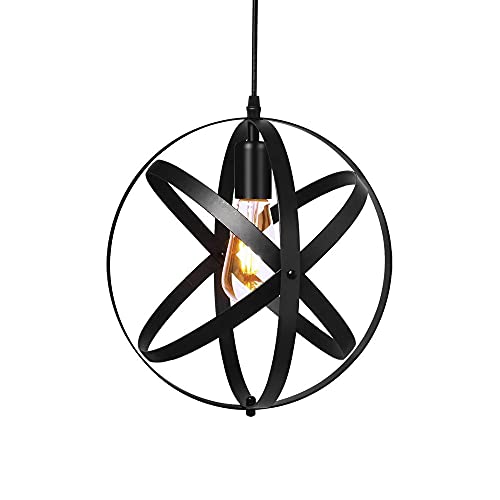 Lámpara colgante retro para isla de cocina y comedores estilo loft rustico