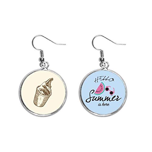 Pendientes de sandía y helado marrón, el regalo original de verano para amigas