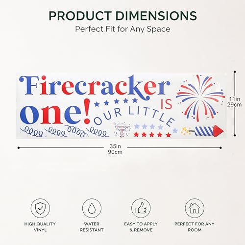 Decoración Vinilo Little Firecracker Patriótico Rollo miniatura 2