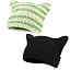 Beige Green & Black 2pcs