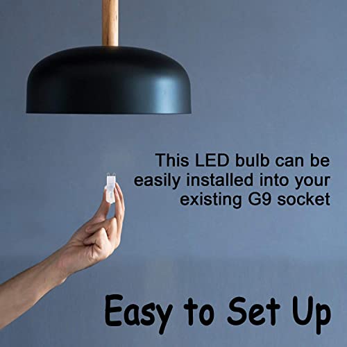 TIAFELNGLY Dimmable G9 LED Bulbs Warm White Energy Saving Lamp 2.5W-3W Wall Light,360 ° Degree Beam Angle LED Light Bulb - Image 4