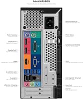 Veriton N4650G Intel i7 7700 8 Thread 4.2 GHz Business Office Multimedia Computer mit 3 Jahren Garantie! - 16 GB RAM - 500 GB (256 GB NVME SSD + 250 GB HDD) - USB 3.0 - WLAN - Windows 11 Prof. #8657 – Ansicht 2