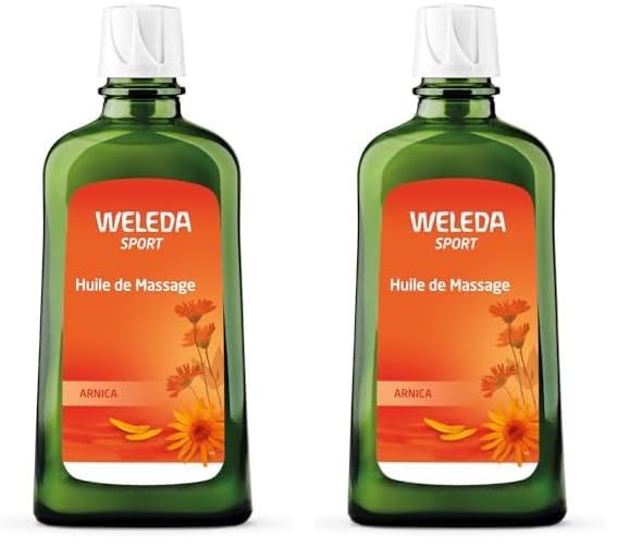 WELEDA - Huile de Massage - Extrait D'Arnica Bio - Préparation & Récupération Sportive - Texture Fluide - Recommandée Par Les Masseurs-Kinésithérapeutes -...