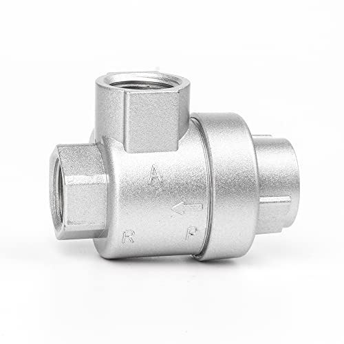BQLZR Aluminum Quick Valve Pneumatic Pipe 1/2 BSPT Thread Way Pack of 5 by BQLZR - Used condition - Image 5