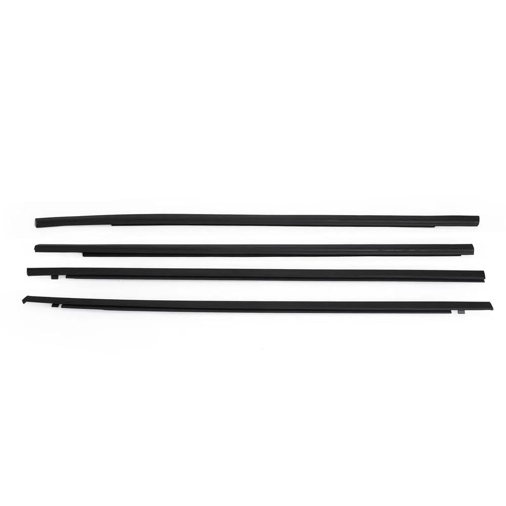 Bgdolpbu One Color Spare Parts Weatherstrip Window Moulding Trim Seal Belt 4Pcs For Civic Sedan 2016-2021