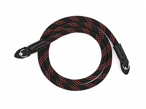 Eorefo Camera Strap Vintage 100cm Nylon Climbing Rope Camera Neck Shoulder Strap for Micro Single and DSLR Camera. – Bild 3