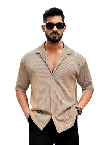 Image of Men's Drop Shoulder Collar Neck Shirt